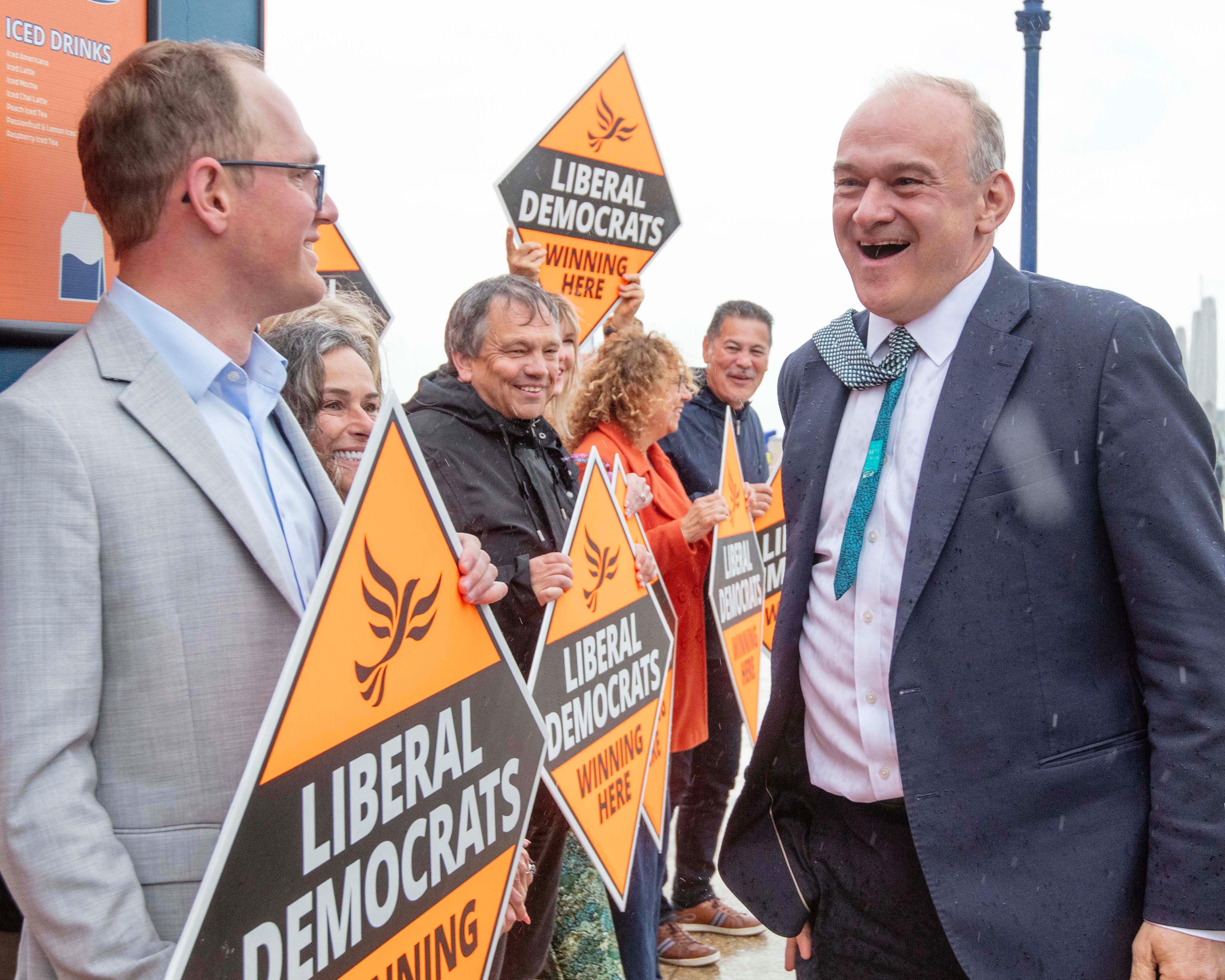 Lib Dems can counter extremes of Reform and Greens, Davey says
