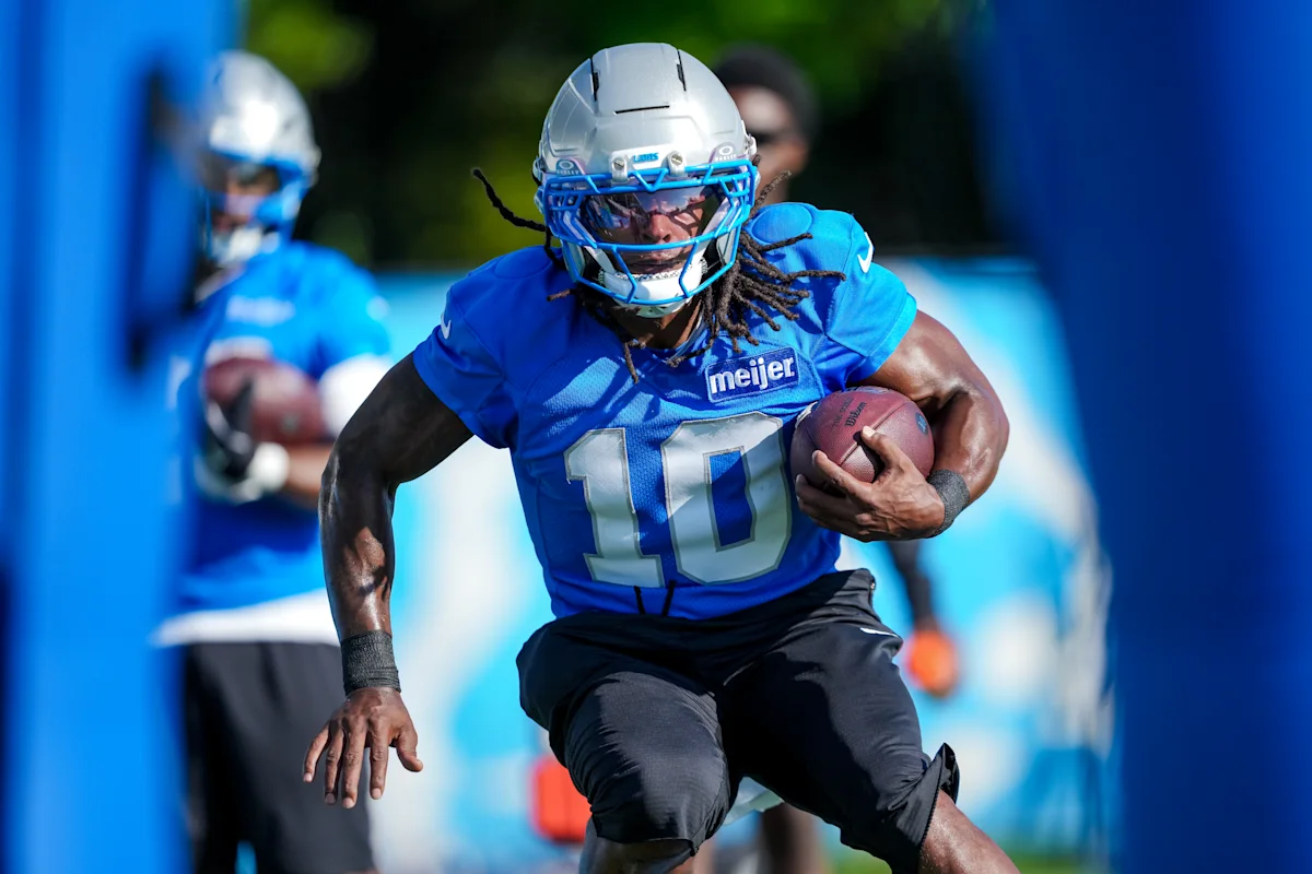 Lions backup RB Isiah Pacheco dealing with sprained MCL, expected back for Week 1