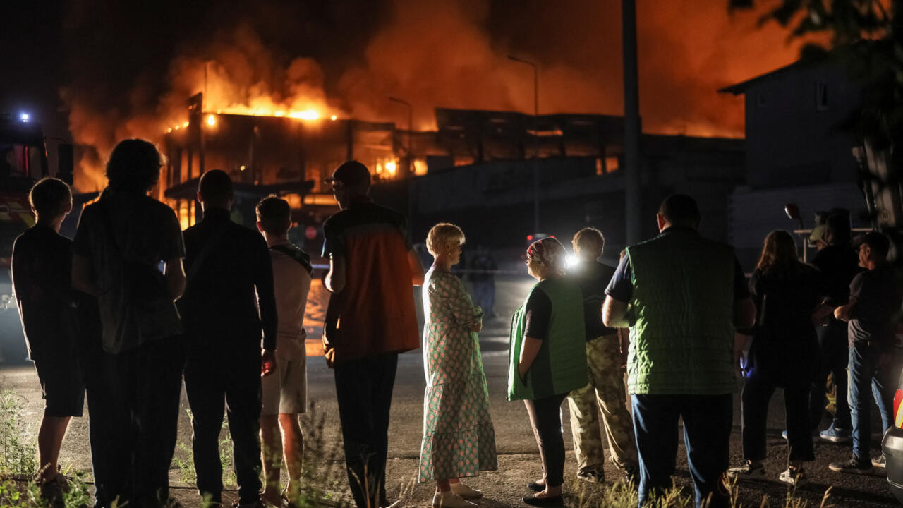 Live: Russian missiles strike Kyiv, triggering fires in city centre