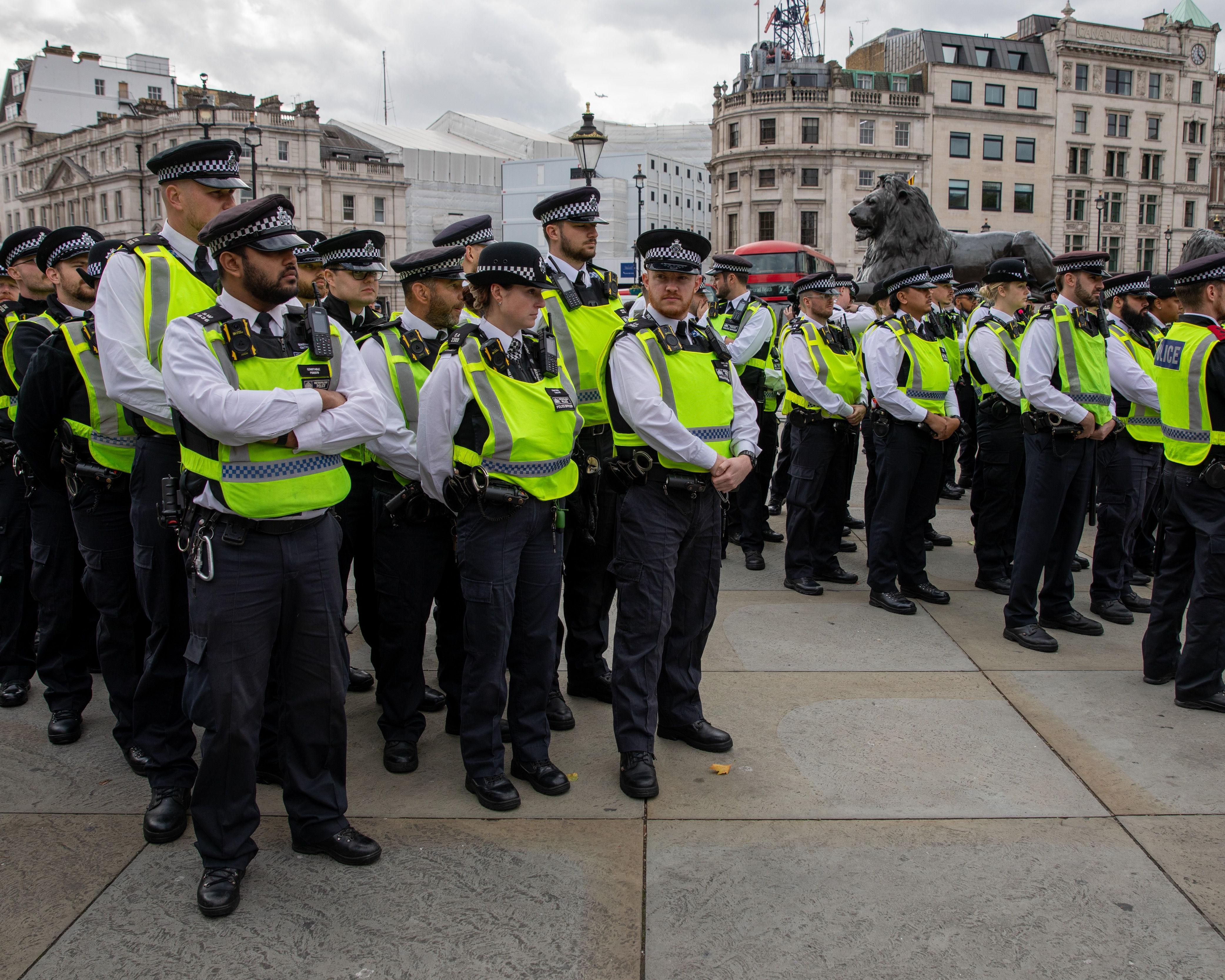 Extra 4,000 officers in London as police brace for far-right and pro-Palestine marches – live