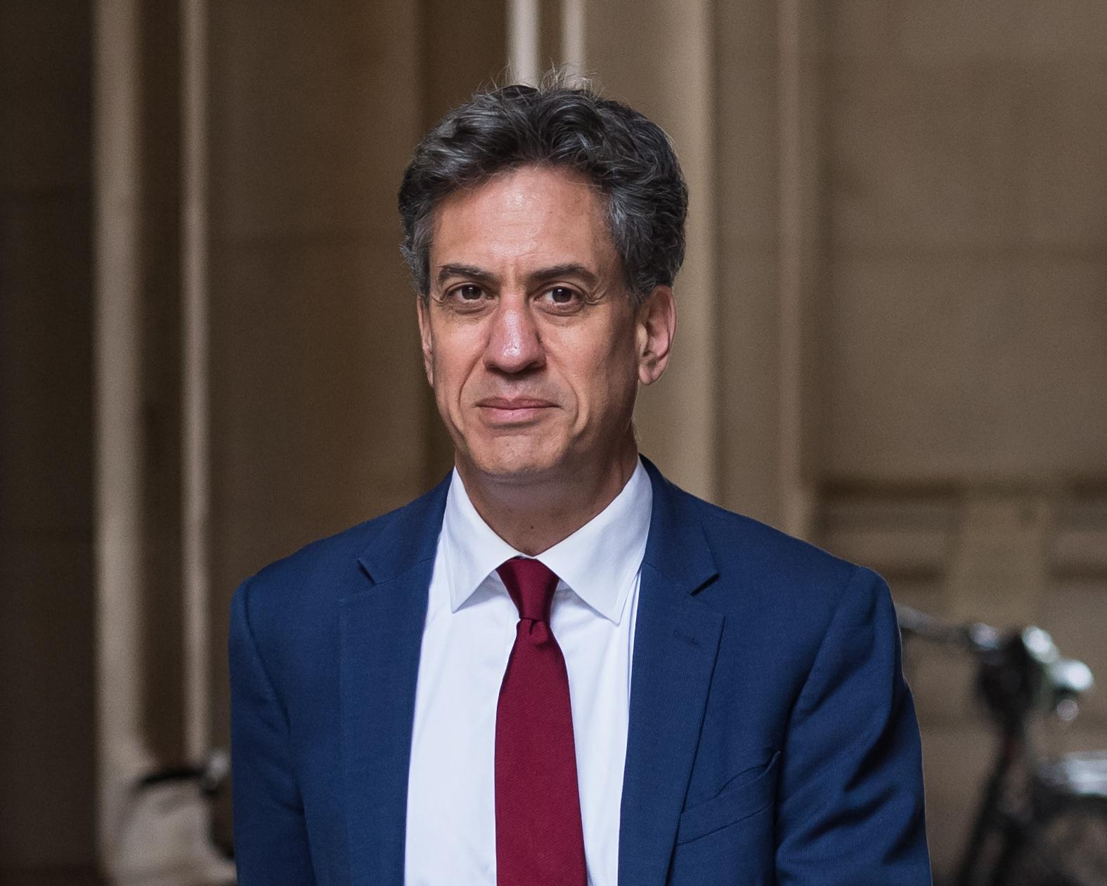 Ed Miliband to say UK must stick to net zero targets to deliver jobs and growth