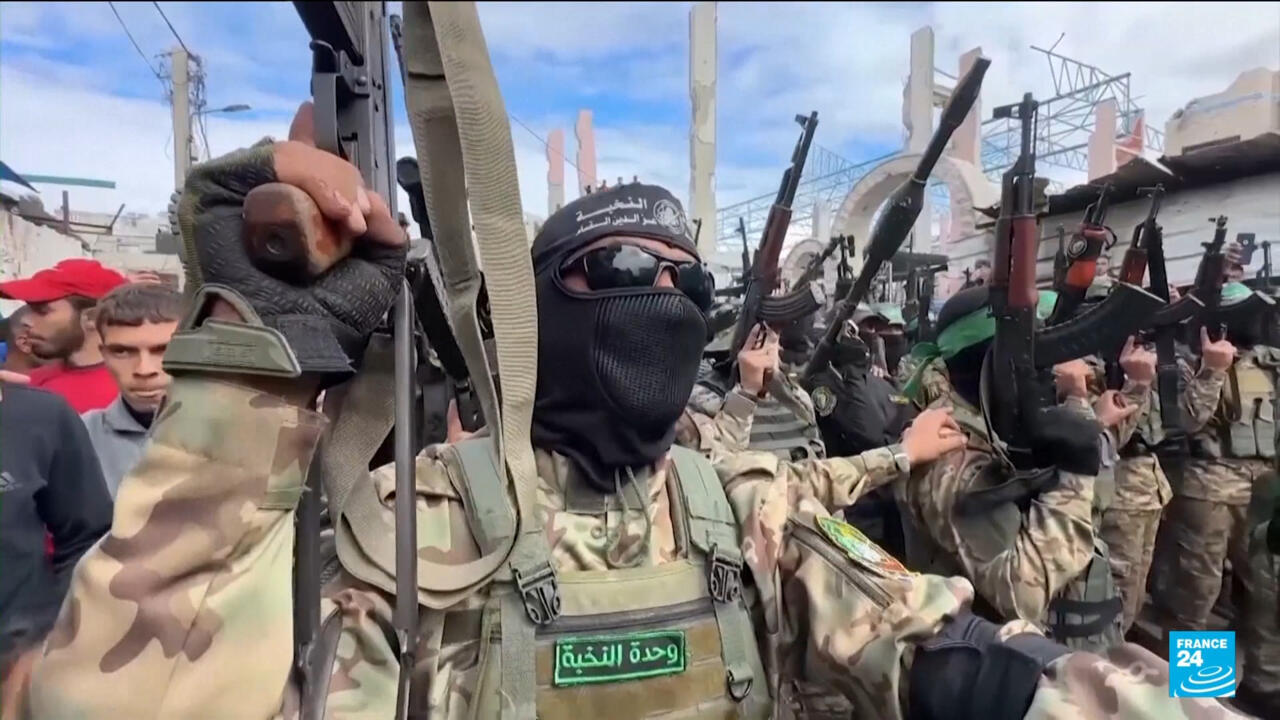 Netanyahu says no Gaza withdrawal until Hamas disarms