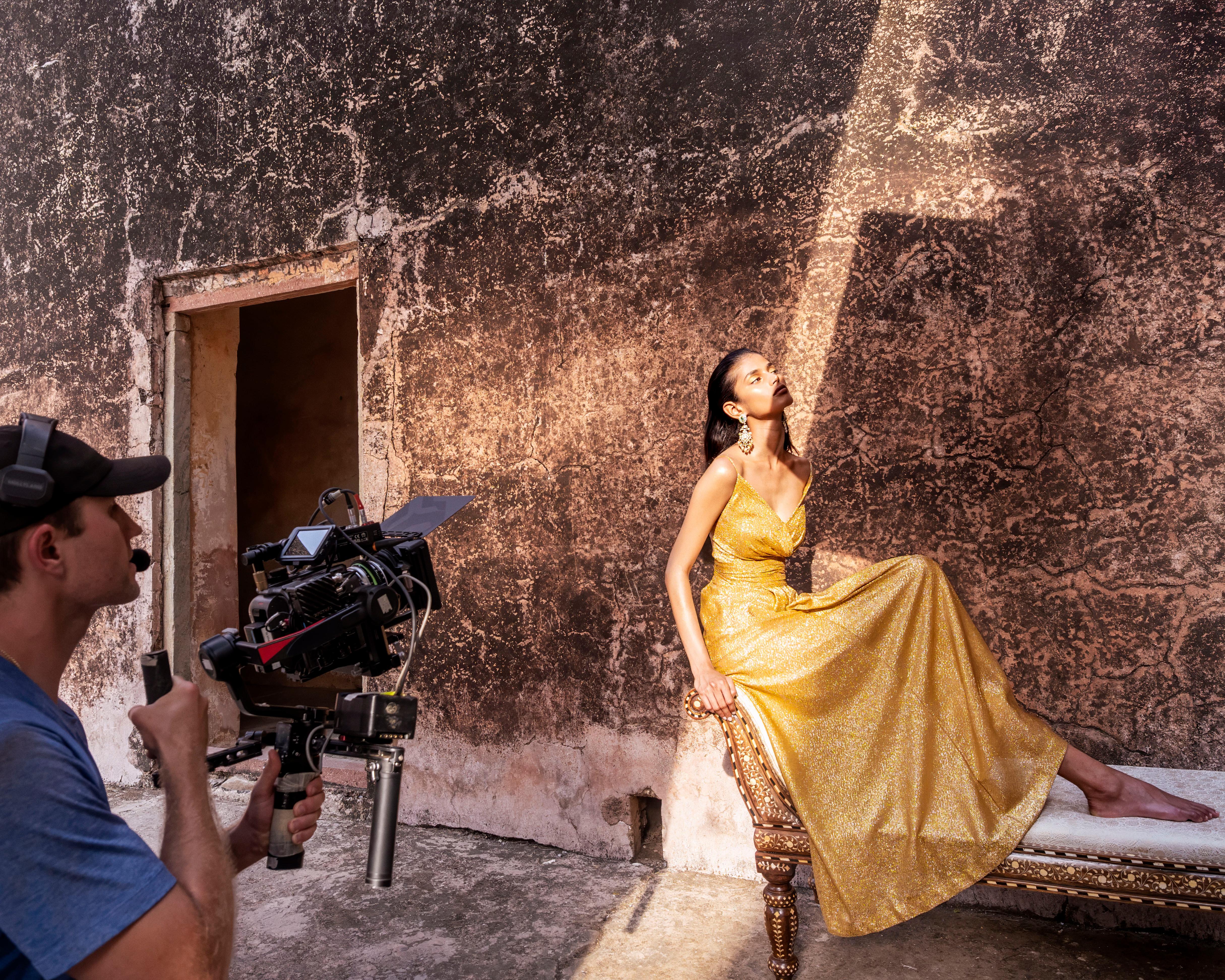 Gold dresses, flower markets and sitars: Pirelli’s 2027 calendar features all-Indian cast