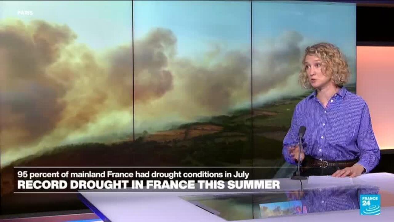 Record drought in France this summer