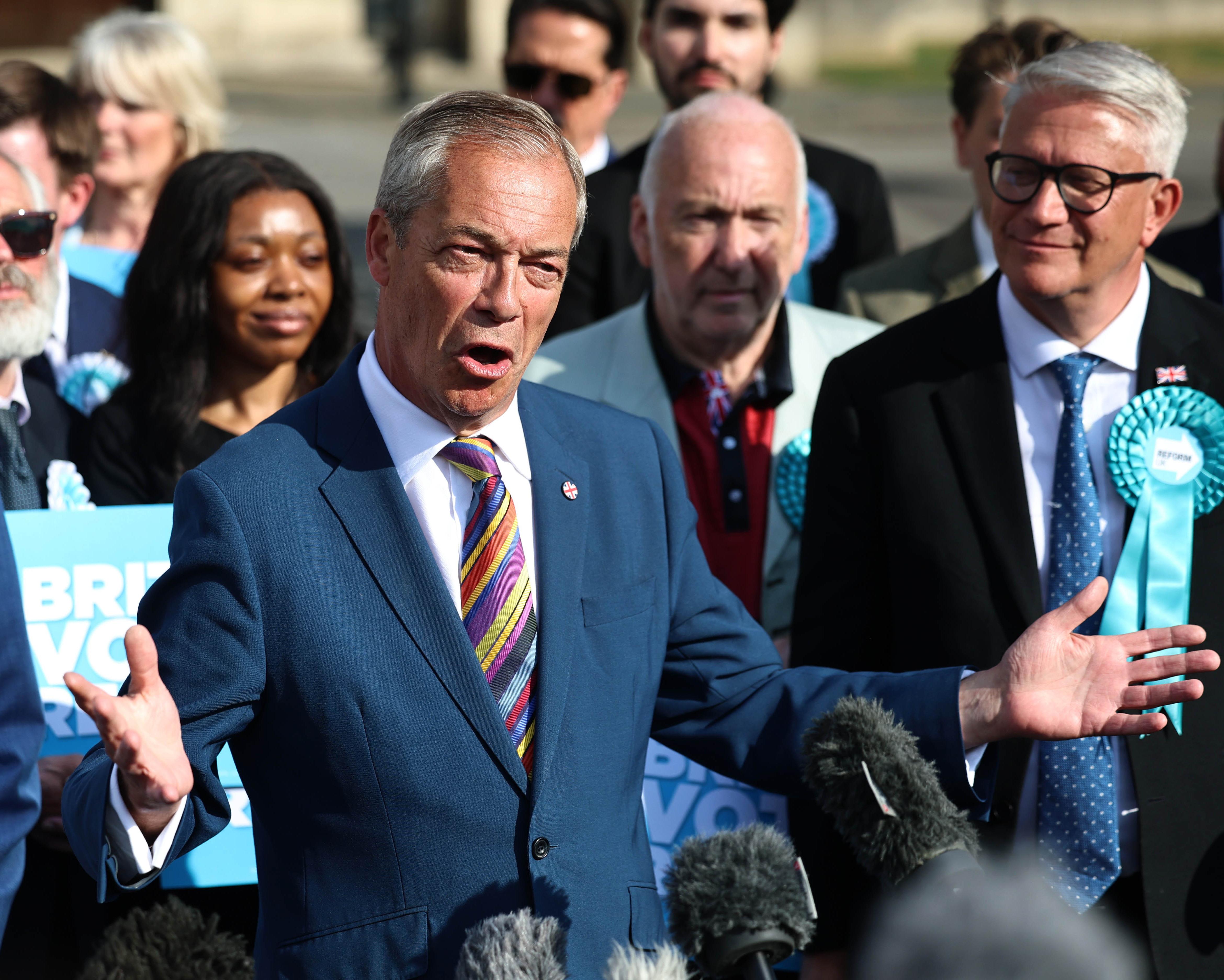 Nigel Farage dodges questions on £5m gift from crypto billionaire