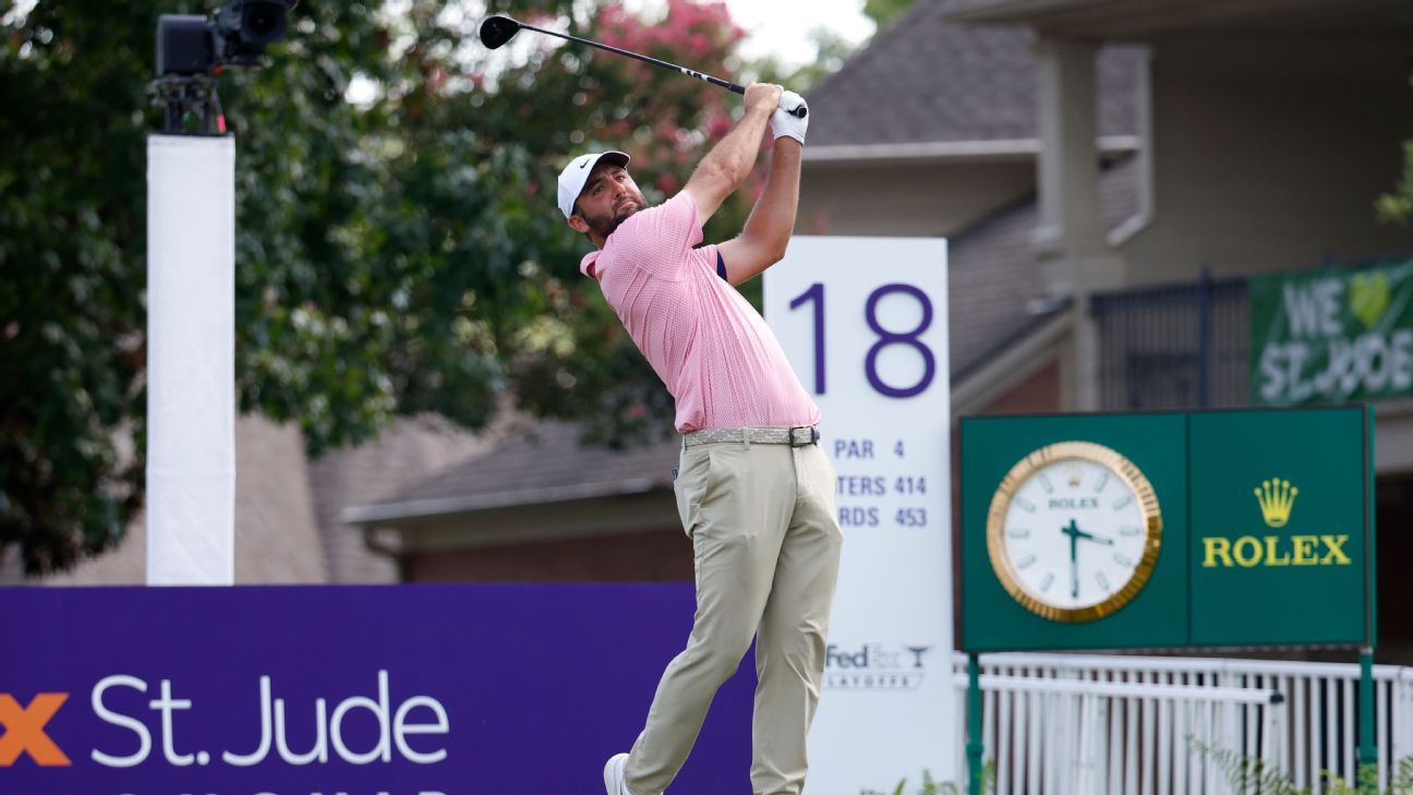Scheffler's 'dream' 61 ties course mark in Memphis