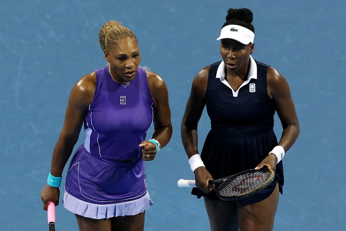 Serena and Venus Williams beaten in thriller on return to doubles action