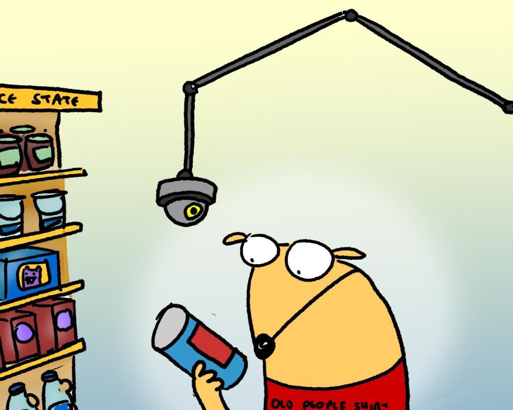 Shoplifting crime wave?! Putting facial recognition technology everywhere will fix it | First Dog on the Moon