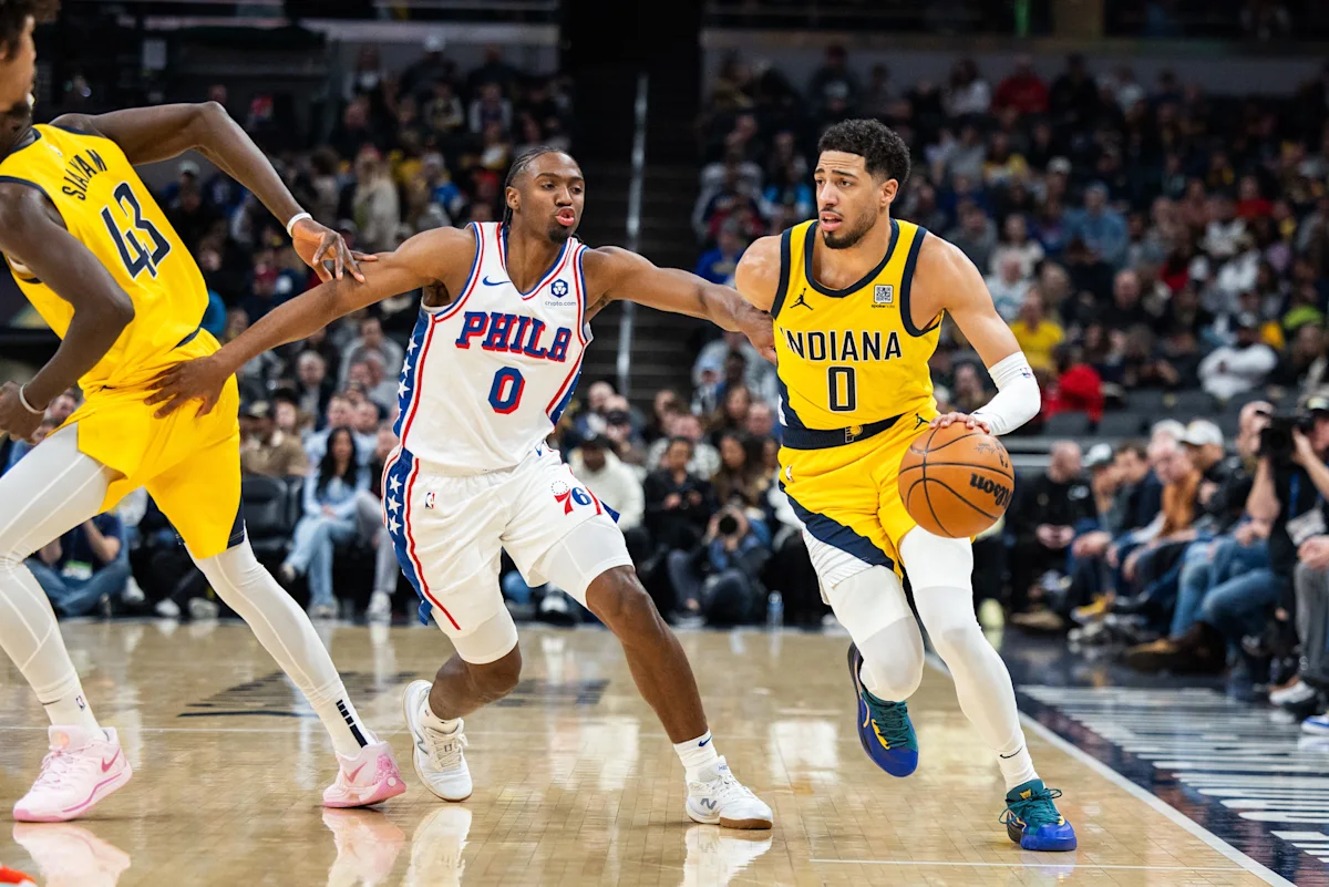Sixers star Tyrese Maxey working out with Pacers' Tyrese Haliburton