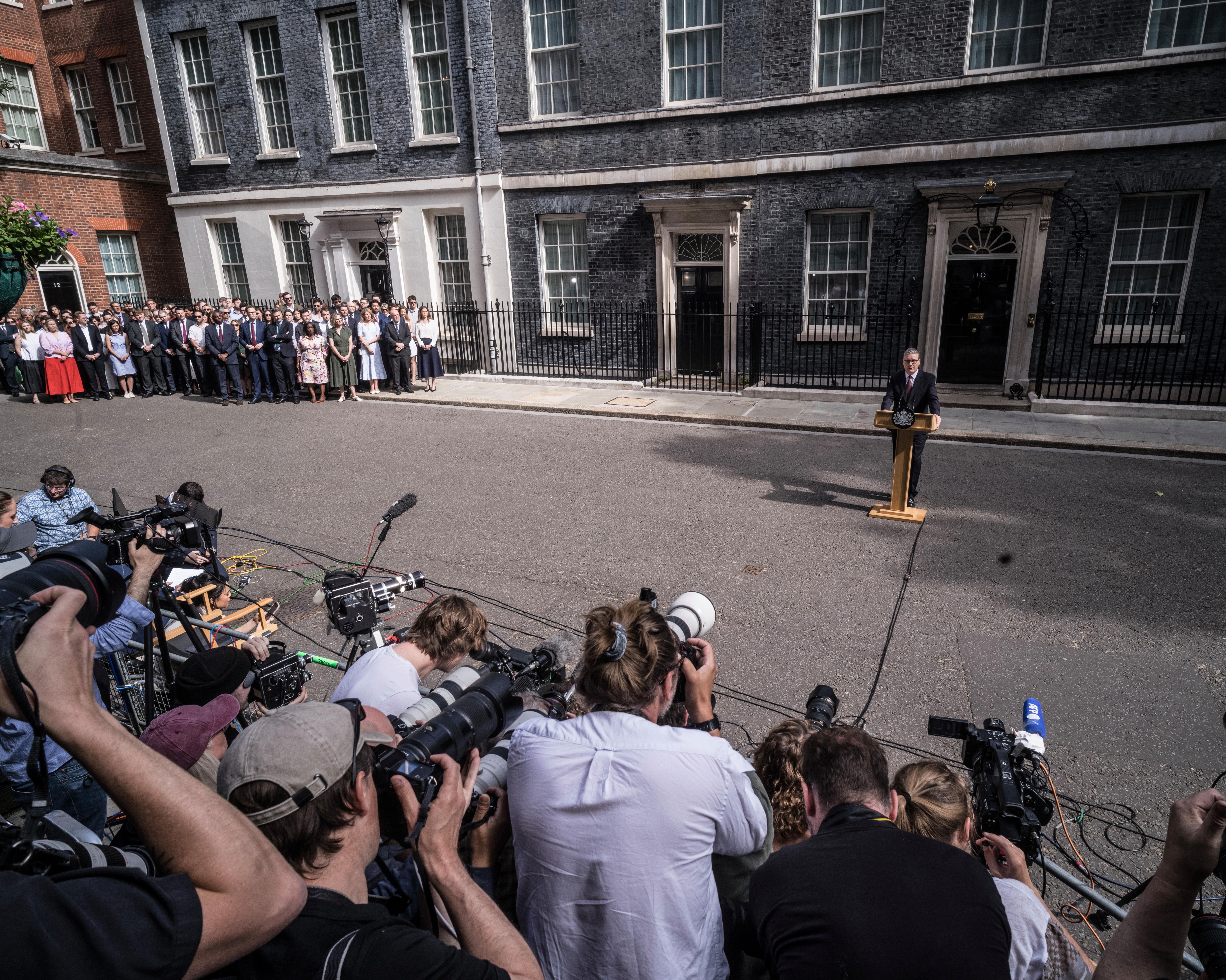Keir Starmer’s resignation speech: anatomy of a picture
