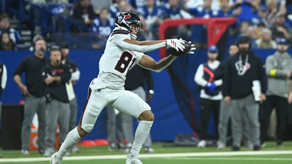 Texans place WR Jayden Higgins on season-ending IR