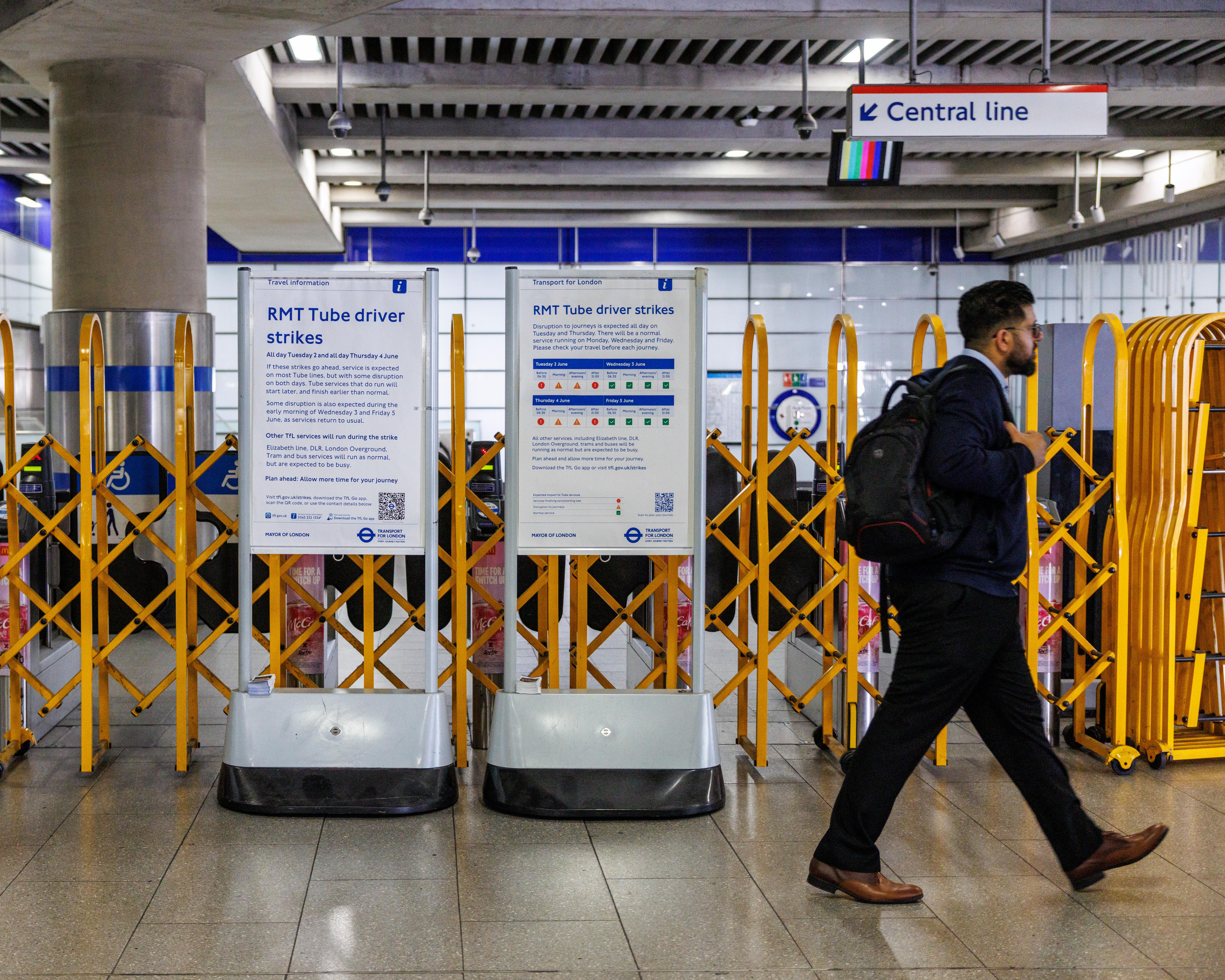 London braces for second day of Tube strike disruption