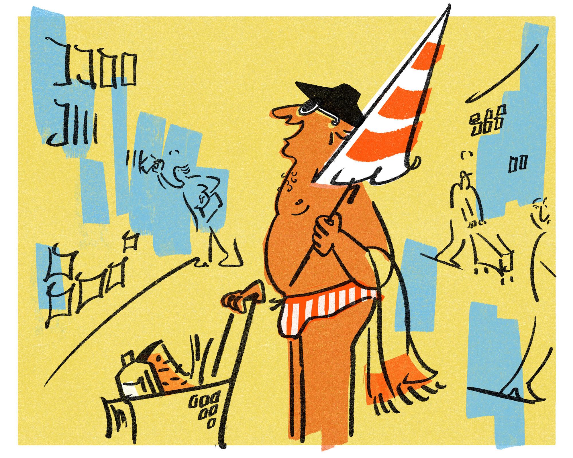 Summer etiquette: 47 essential rules – from sex to sunloungers to shopping in swimming trunks