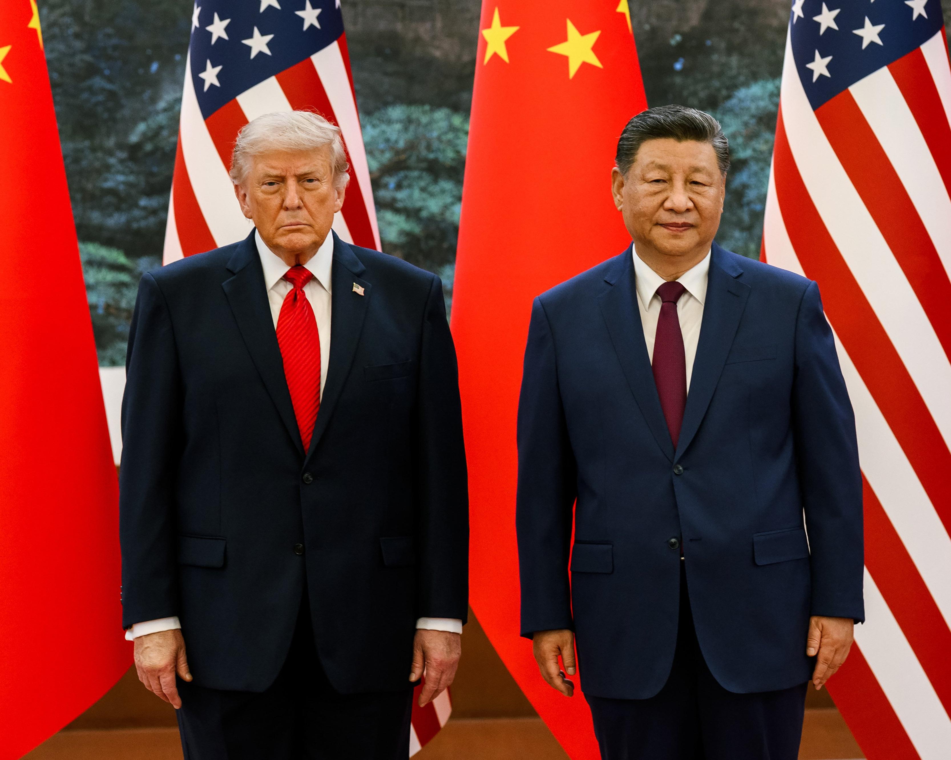 Men in the mirror: Trump and Xi’s suits put ‘chameleon effect’ to test in Beijing
