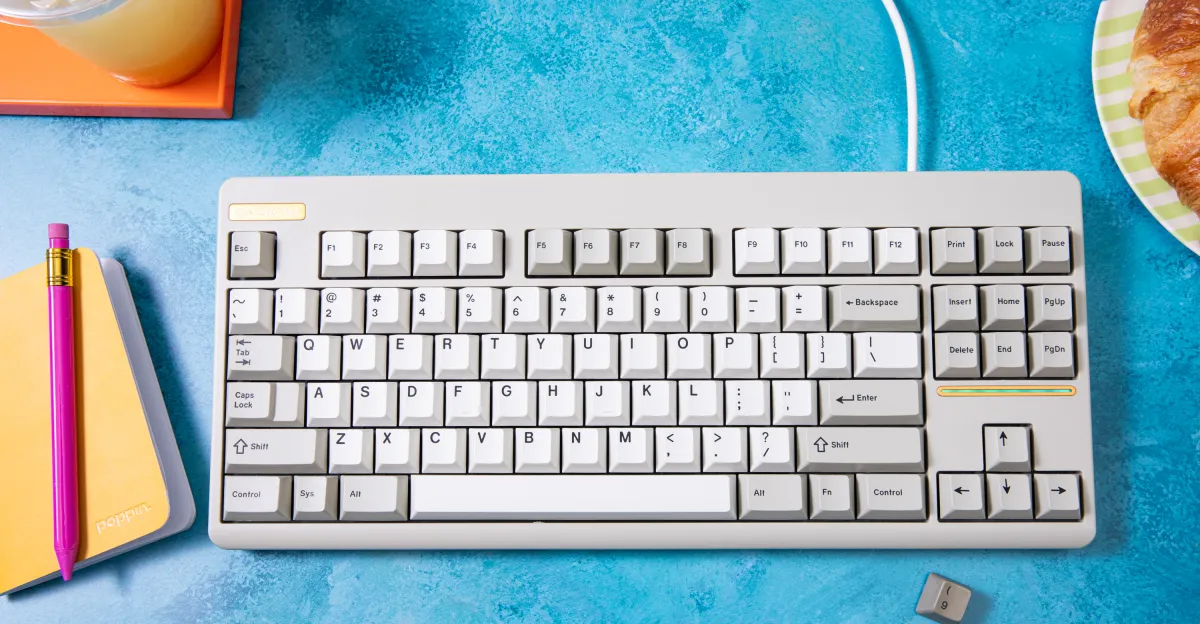 This great retro-inspired keyboard now comes preassembled