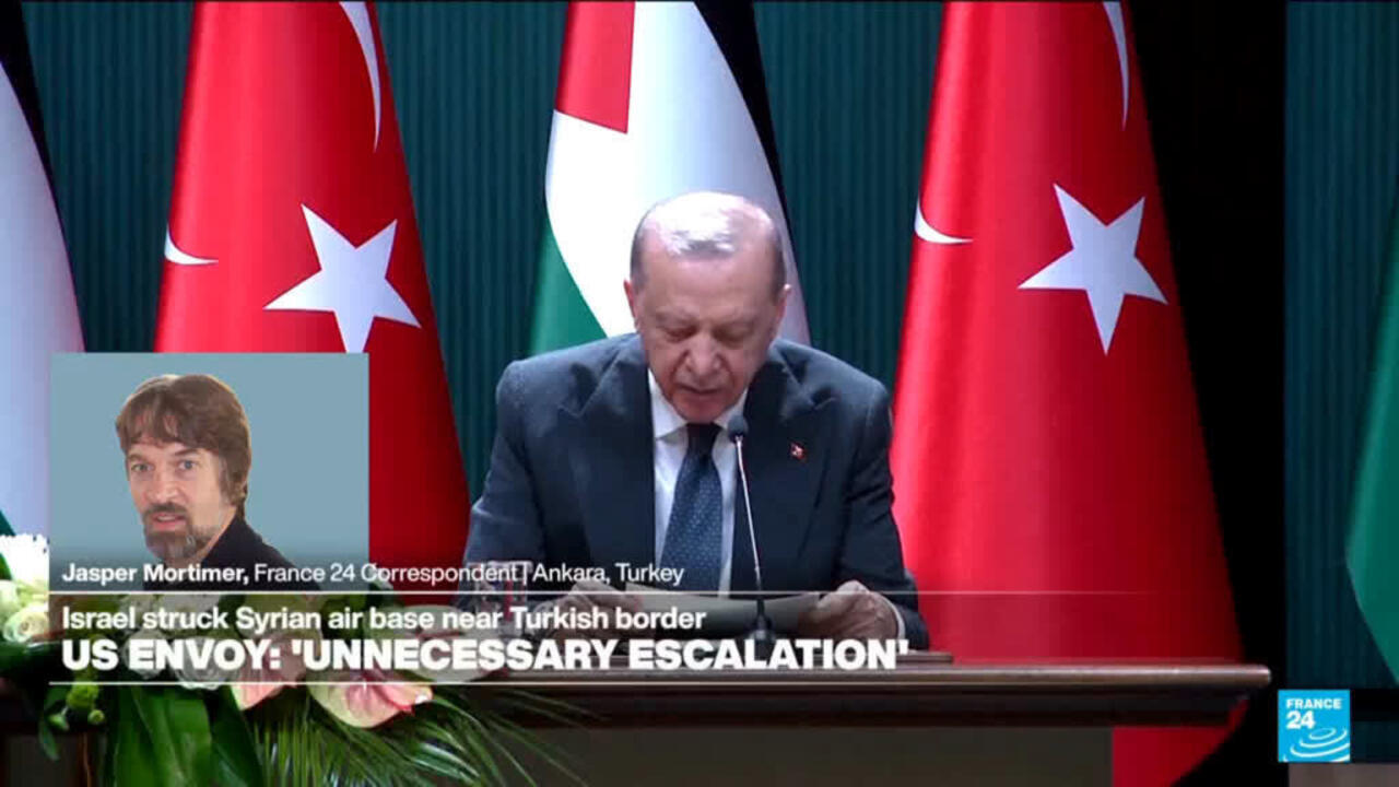 Turkey slams Israel's 'untenable' claims after strikes on Syrian base