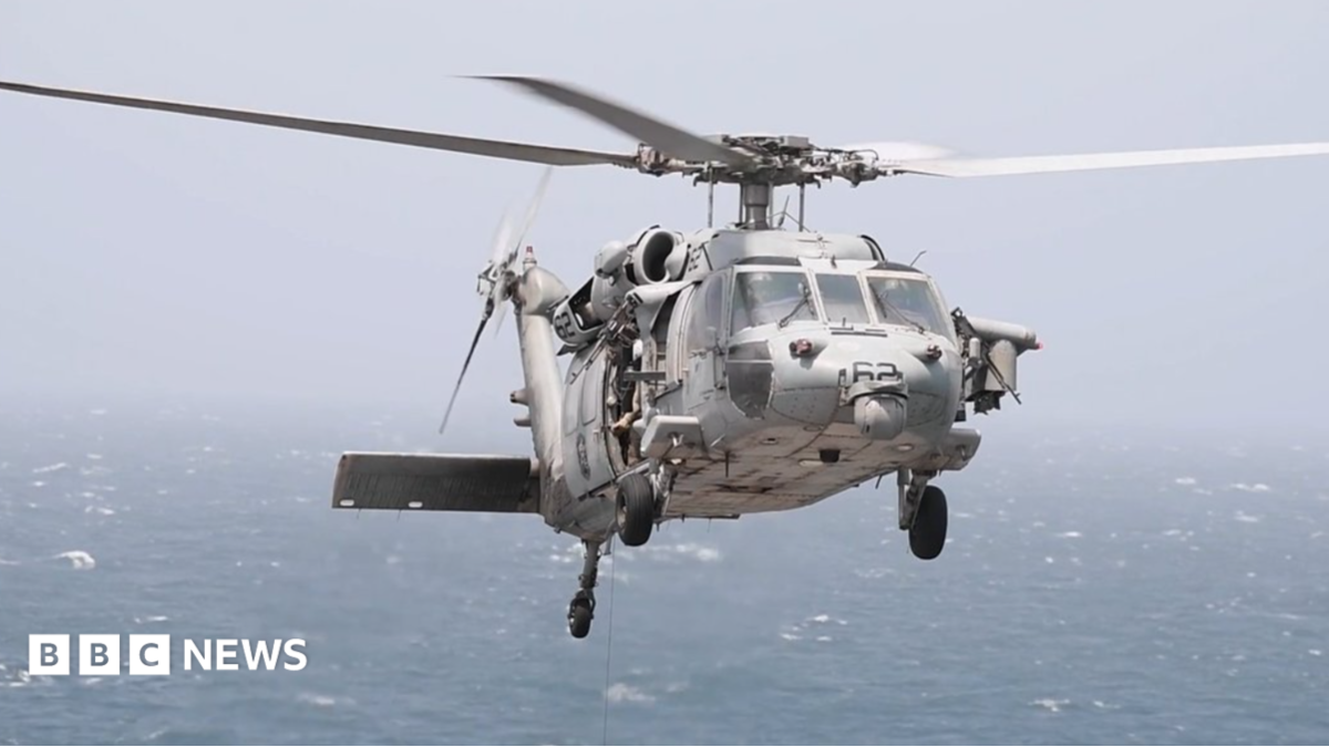 US says helicopter fired missiles to disable ship breaking Iran blockade