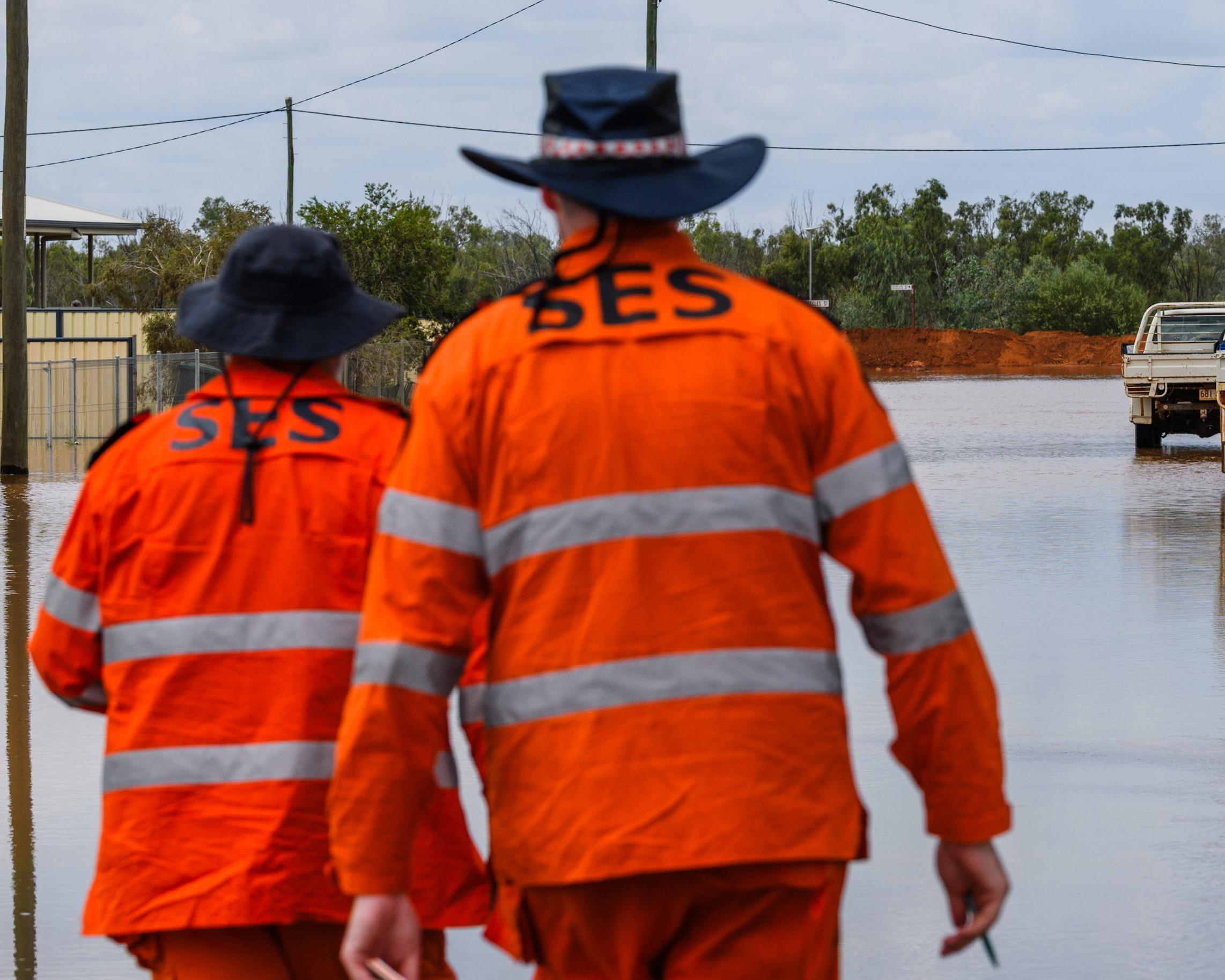 Australia news live: flash flooding hits Queensland roads; $57bn of Victoria infrastructure threatened by climate hazards