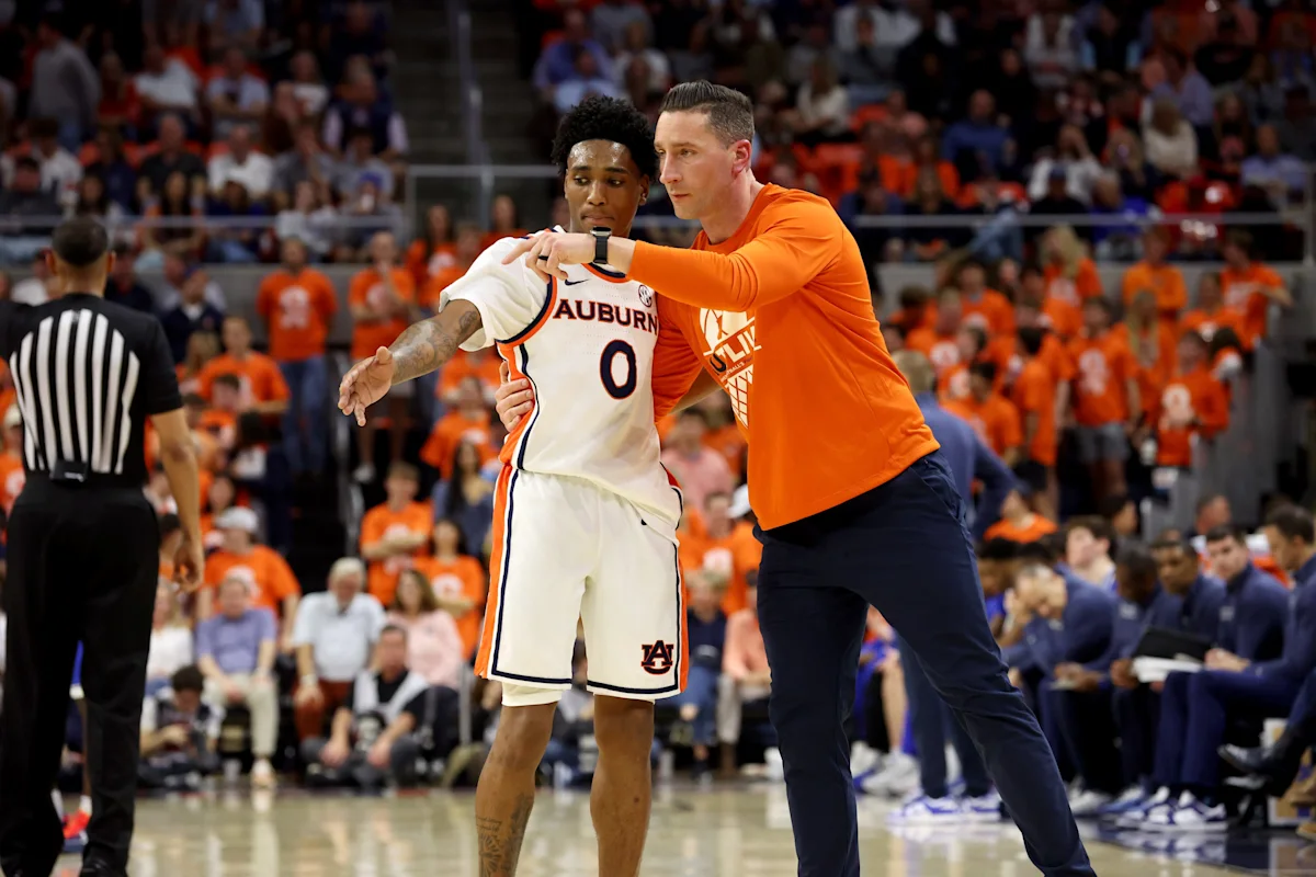 Who is available for Auburn's games against KK Mega Superbet?
