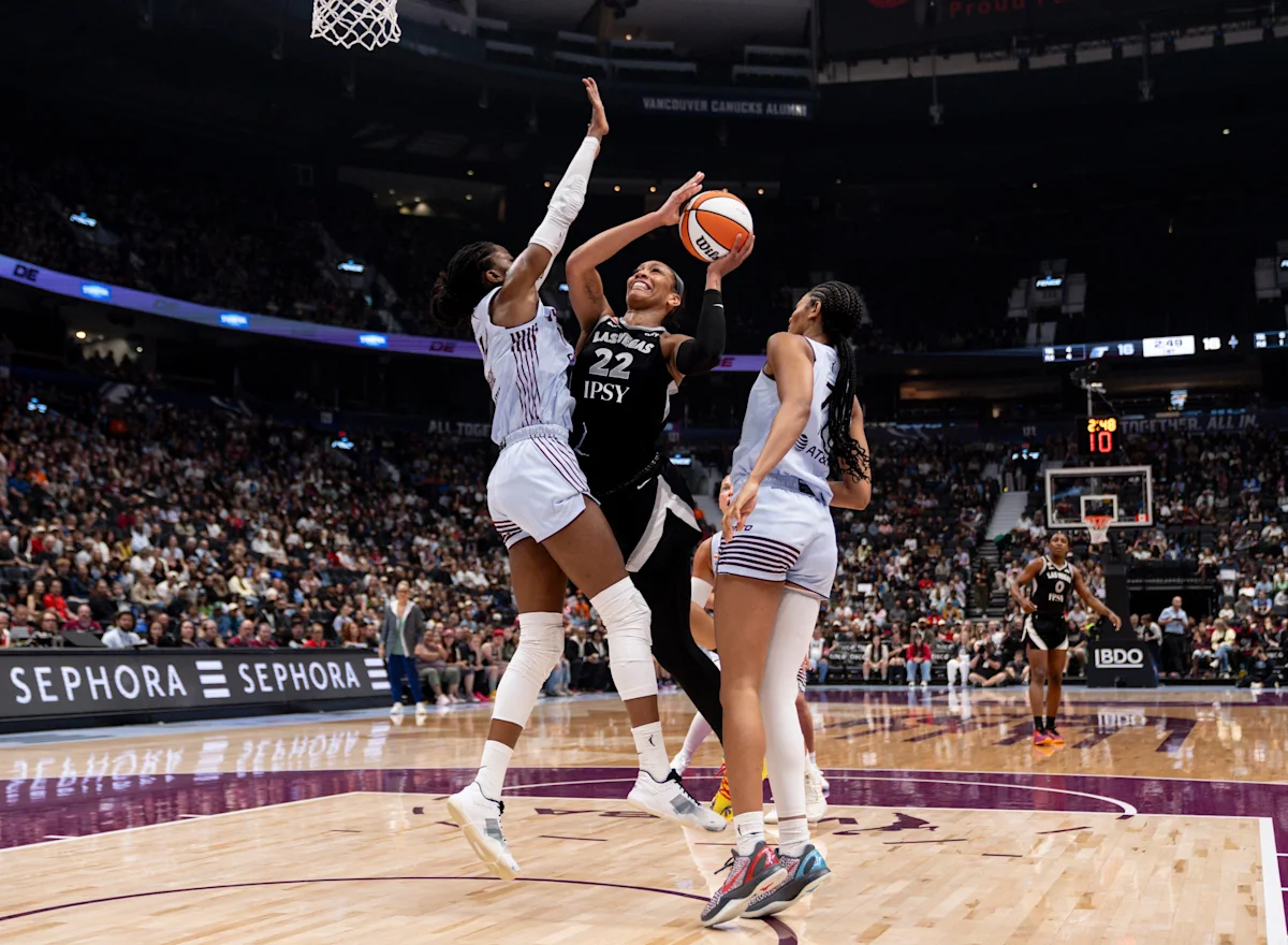 Wilson scores 27, Young adds 21 as Aces beat short-handed Tempo 88-78