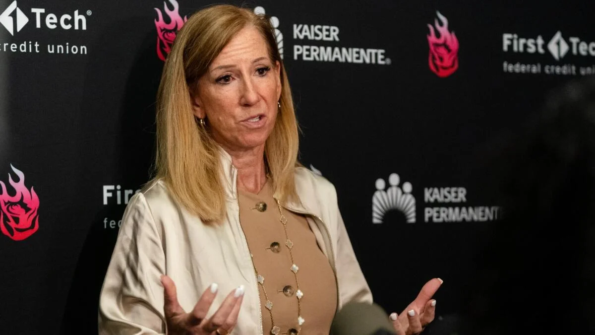 
                        WNBA commissioner Cathy Engelbert: League will continue transgender athlete participation discussion next week
                    