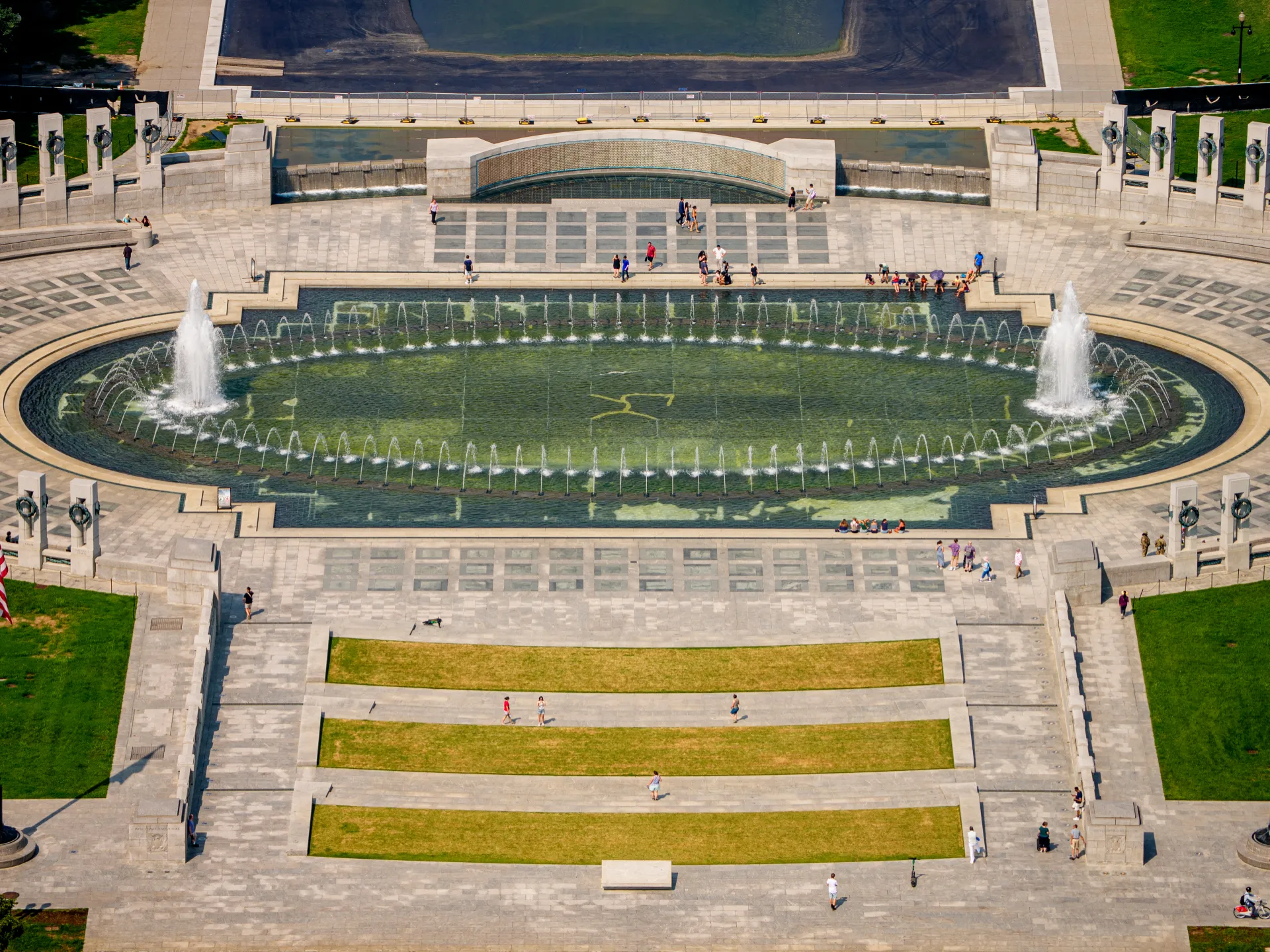 Woman charged over vandalism of World War II Memorial in Washington, DC