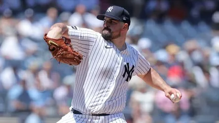 Yankees' Carlos Rodon strikes out four in first rehab start with Triple-A