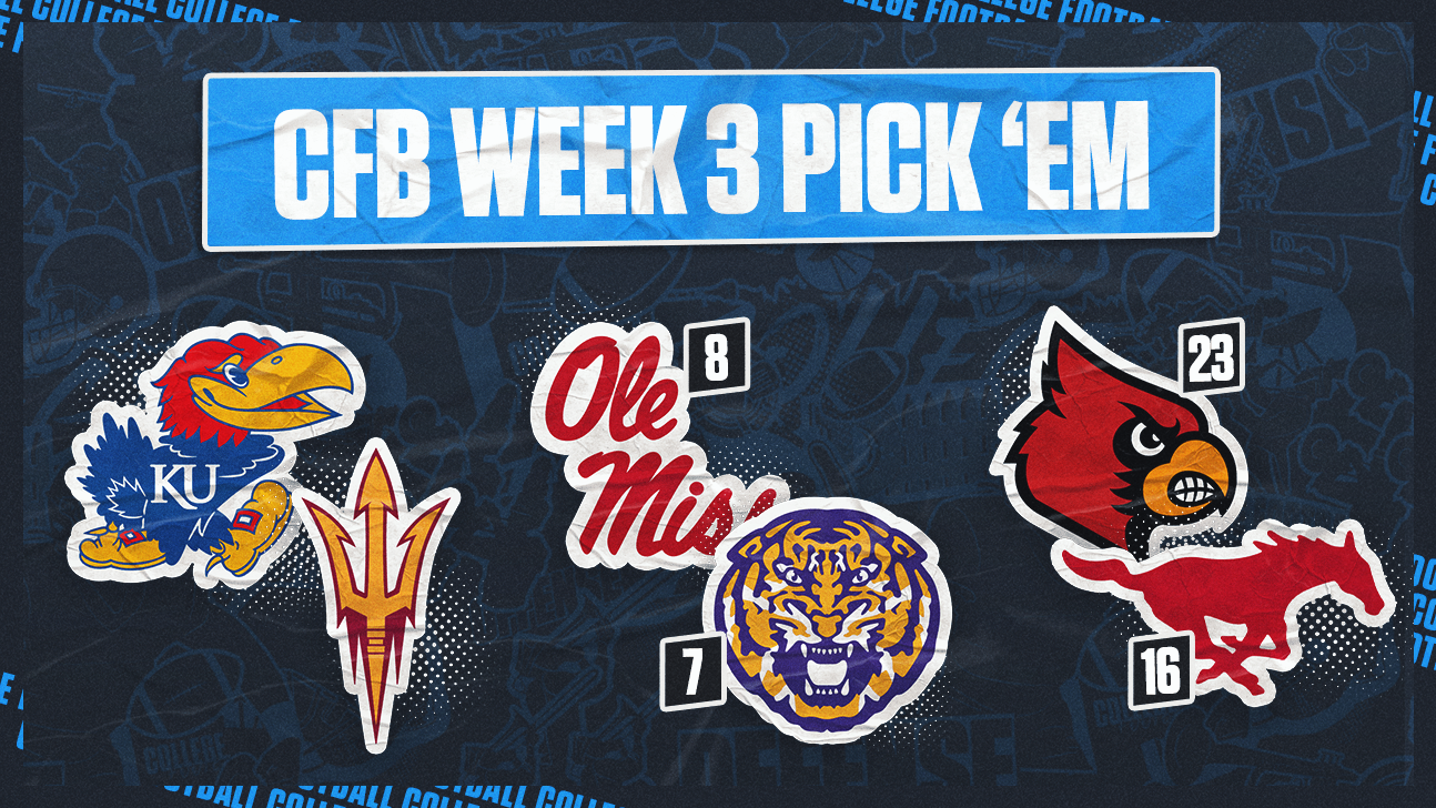 CFB Pick 'Em: Top Week 3 Games, Including LSU-Ole Miss, SMU-Louisville And More