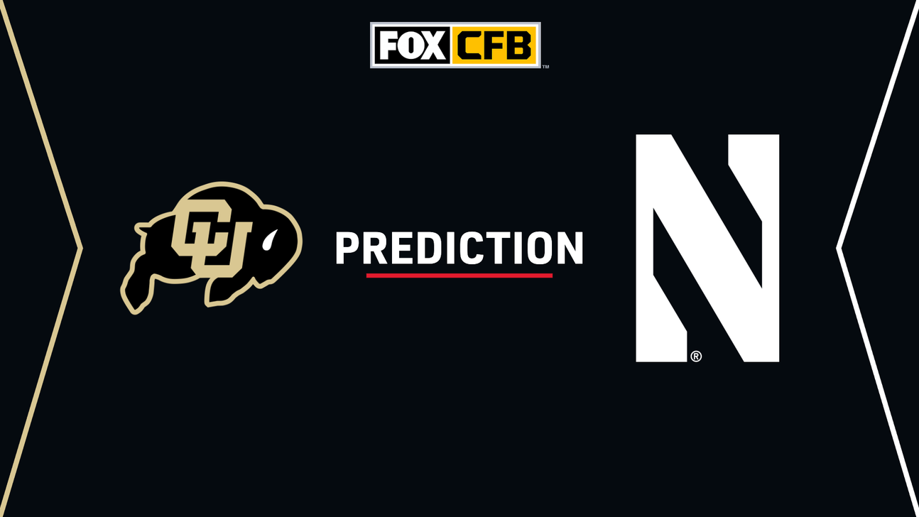 Graphic showing Colorado and Northwestern logos beside the word “Prediction” on a dark background.