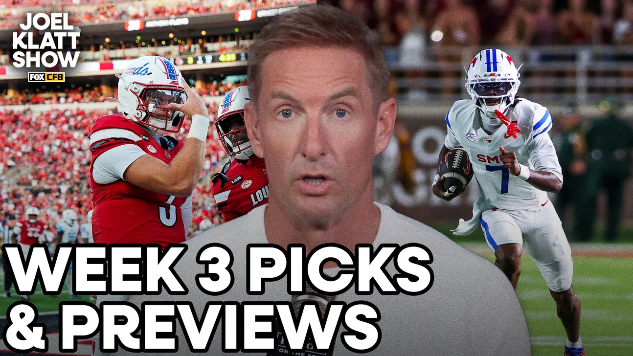Do LSU, Lane Kiffin Top Ole Miss? SMU Stays Hot? Joel Klatt's Week 3 CFB Picks
