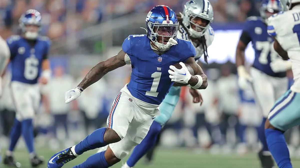 Giants' Malik Nabers sums up return from torn ACL with 1 word