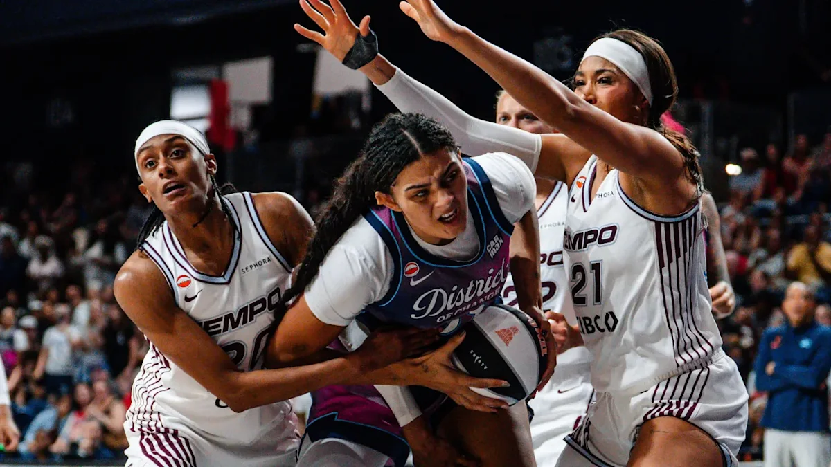 Lauren Betts brings elegant look to tunnel as WNBA action returns