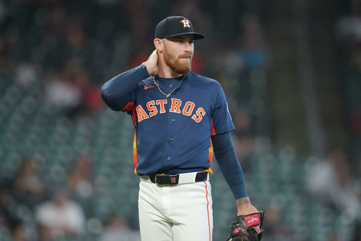 Mike Burrows' potential return to Houston Astros on hold because of shoulder inflammation