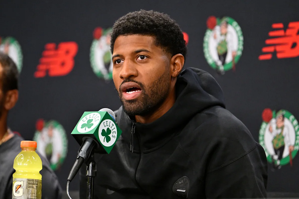 Paul George sends message to Celtics fans upset over Jaylen Brown trade