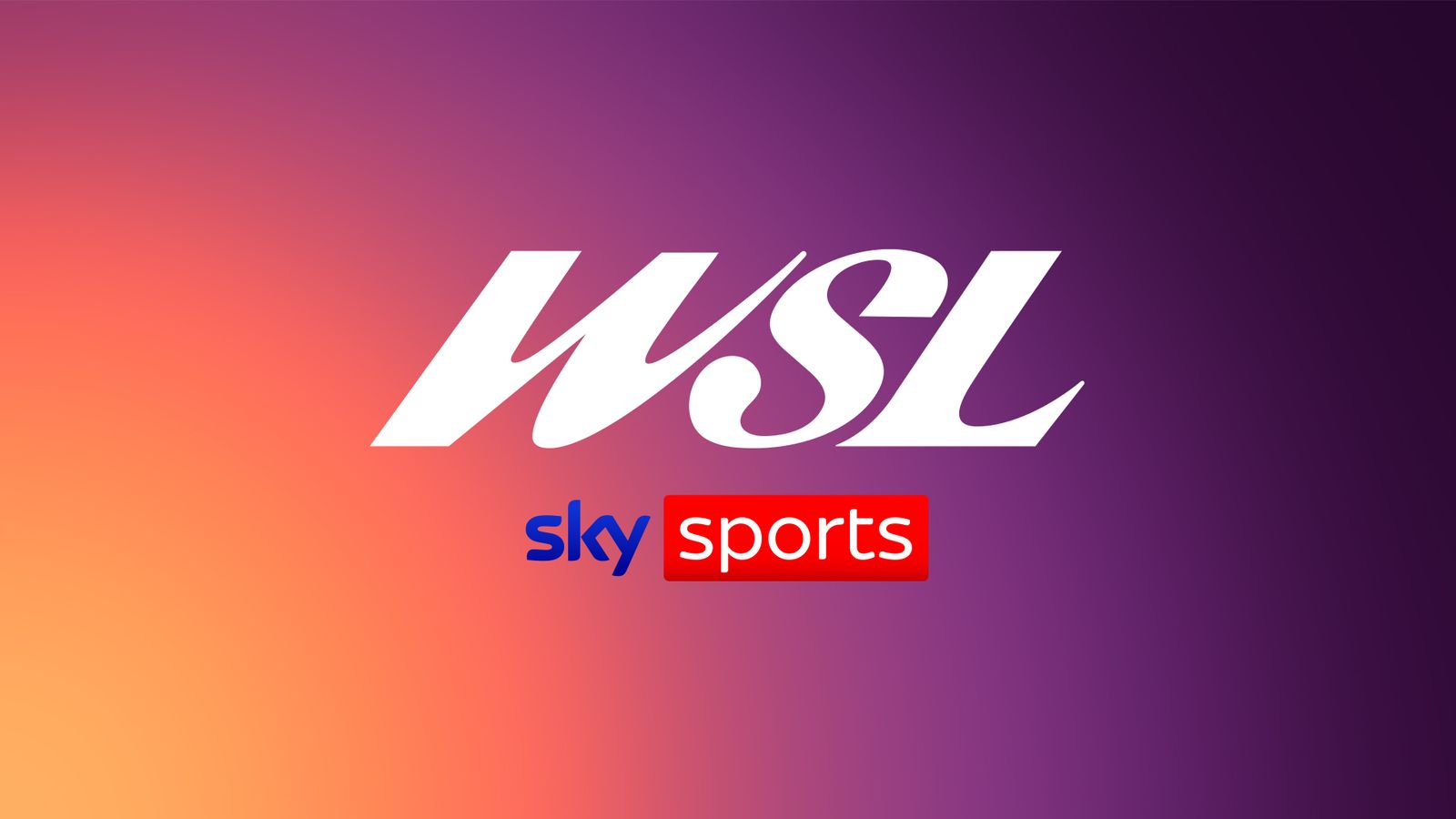 Sky Sports logo in white and blue-red lettering on a purple-orange gradient background