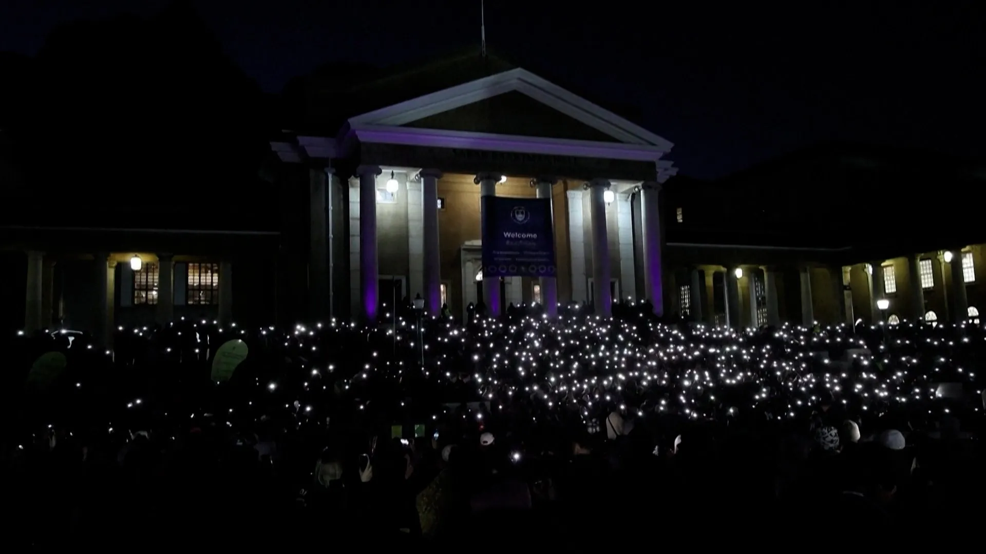South Africans voice their anger as hundreds hold femicide vigil