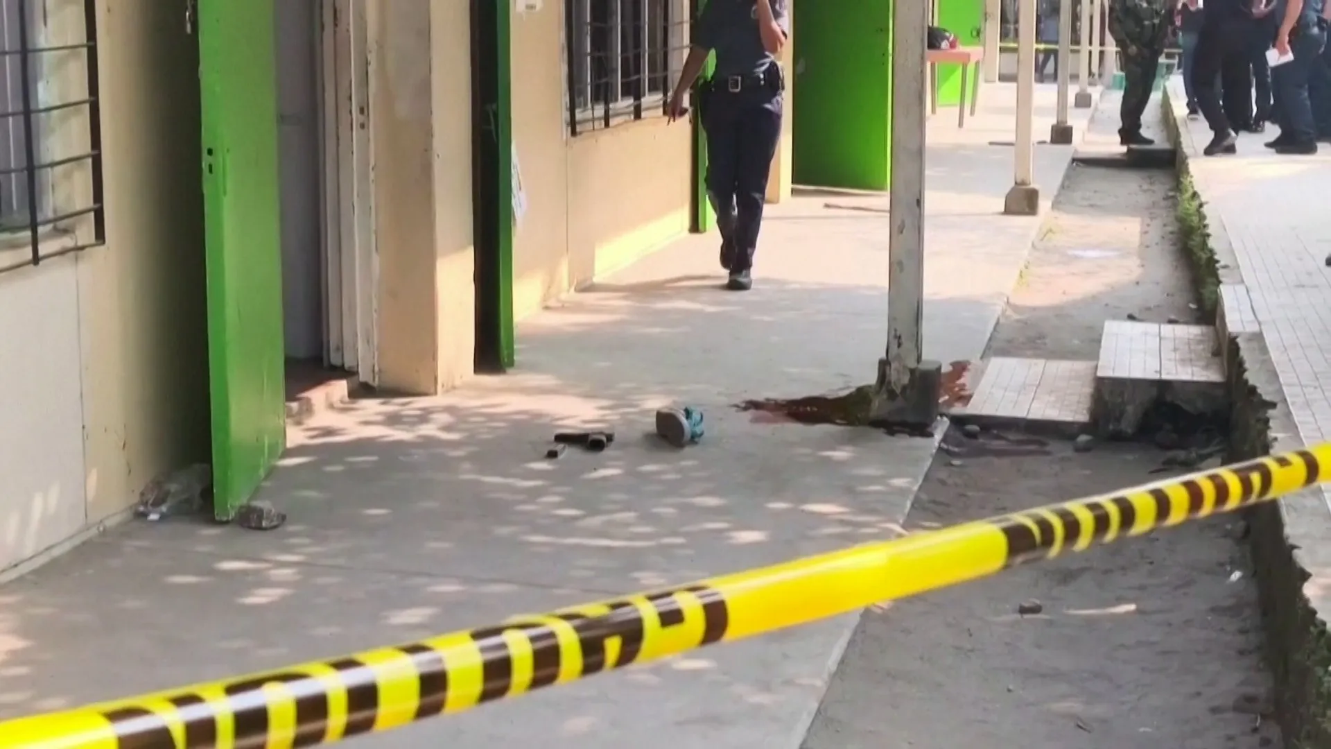 Video: Students flee deadly school shooting in the Philippines